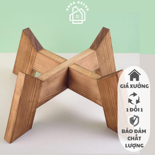 Đôn gỗ để cây cảnh/ kệ gỗ decor chậu cây ccg09