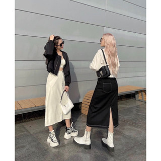 Áo Bomber chất kaki