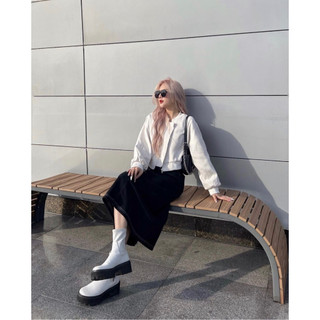 Áo Bomber chất kaki