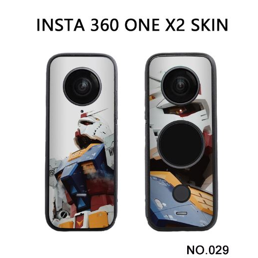 Miếng dán PVC chống trầy xước cho Insta360 One X2 X3 -Skin dán mặt trước và sau cho camera
