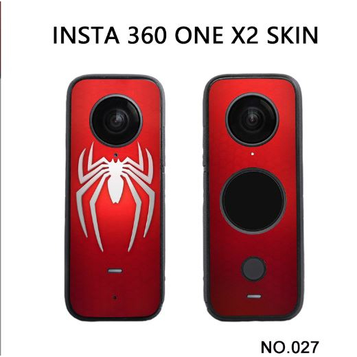 Miếng dán PVC chống trầy xước cho Insta360 One X2 X3 -Skin dán mặt trước và sau cho camera