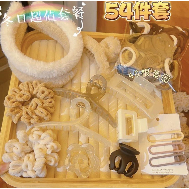 SÉT CẶP TÓC 35 MÓN KẸP BÔNG