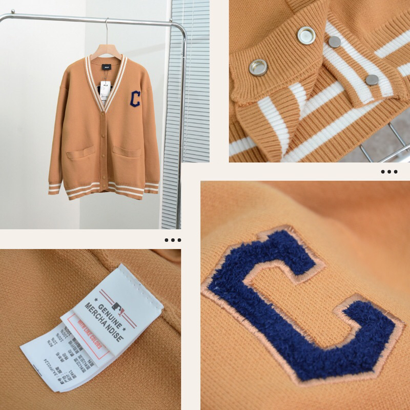 Áo len Cardigan unisex phong cách Hàn Quốc mẫu độc quyền mới nhất 2023 thêu logo