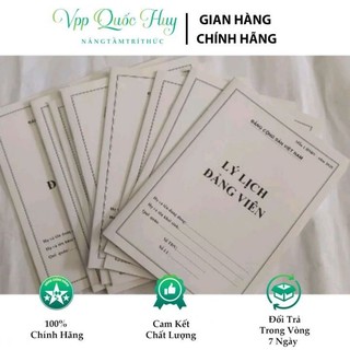 Lý lịch đảng viên mẫu 1-hsđv - chuẩn mẫu