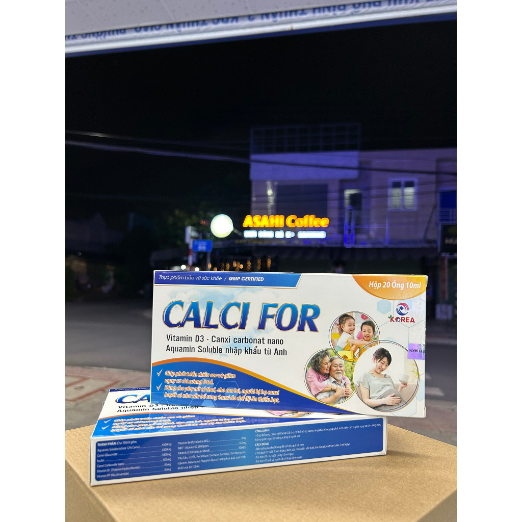 CALCI FOR Vitamin D3 - Canxi carbonat nano