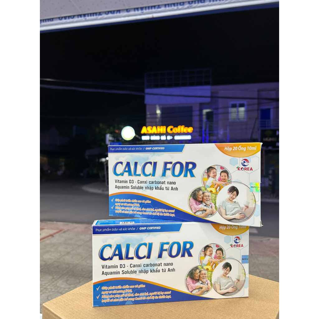 CALCI FOR Vitamin D3 - Canxi carbonat nano