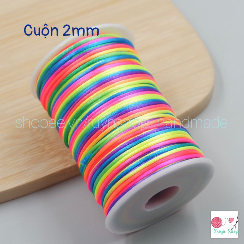 Dây tim sợi màu 1mm và 2mm loại đẹp nguyên cuộn