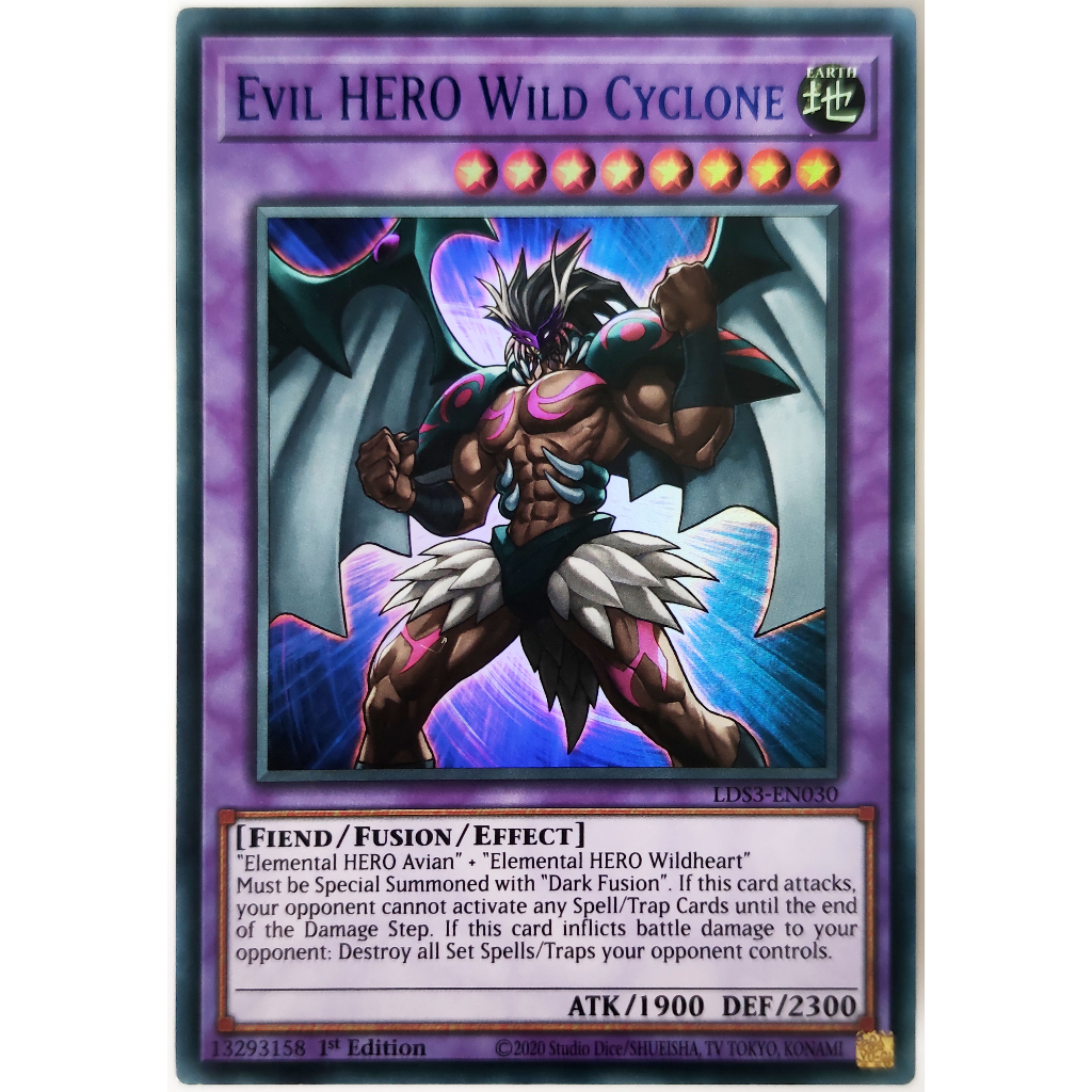 Evil HERO Wild Cyclone |EN| Ultra Rare