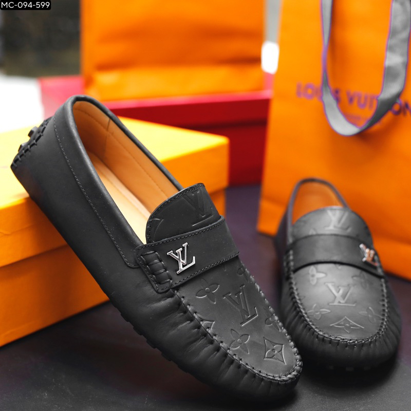 Giày Moca nam, Da lộn đế âm - Fullbox MC-094 🔥