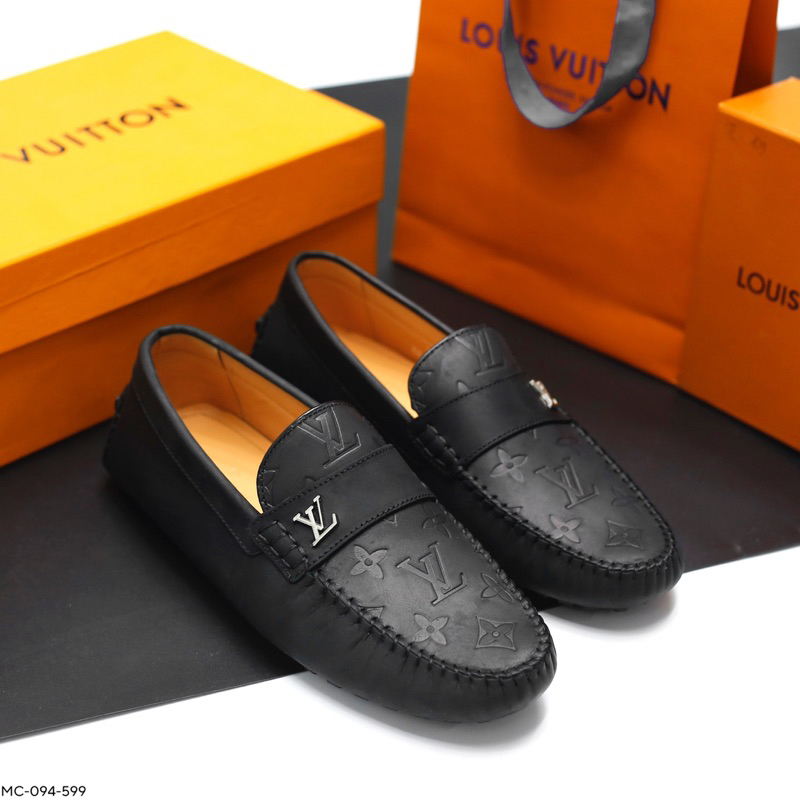 Giày Moca nam, Da lộn đế âm - Fullbox MC-094 🔥