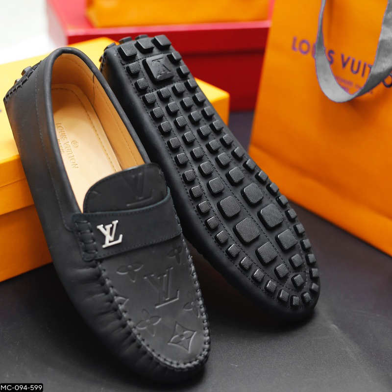 Giày Moca nam, Da lộn đế âm - Fullbox MC-094 🔥