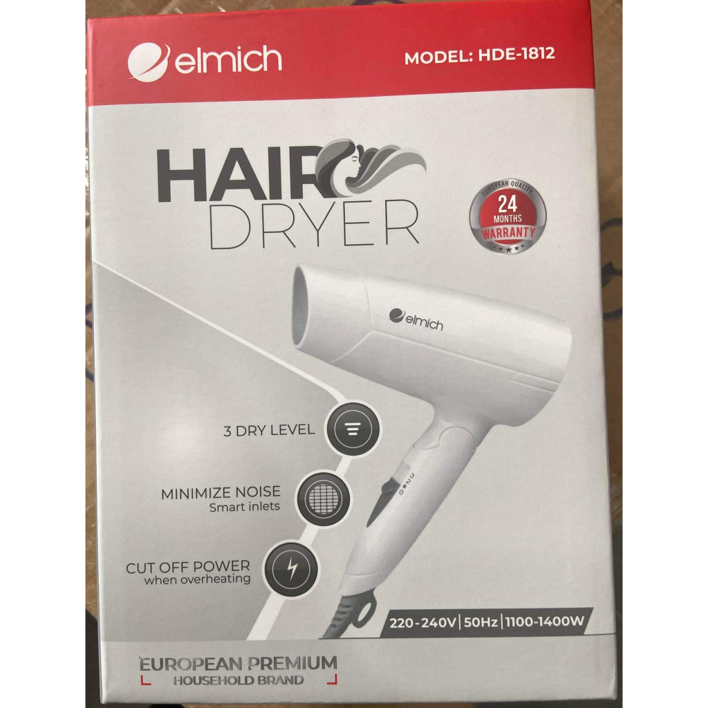 Máy sấy tóc Elmich HDE-1812