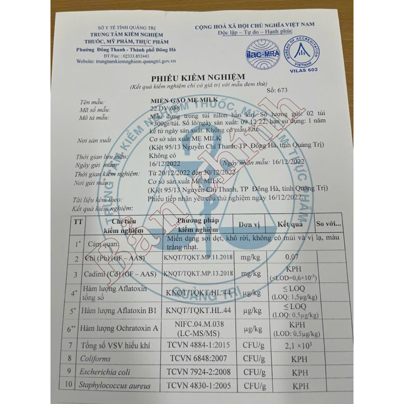 Miến gạo Mẹ Milk