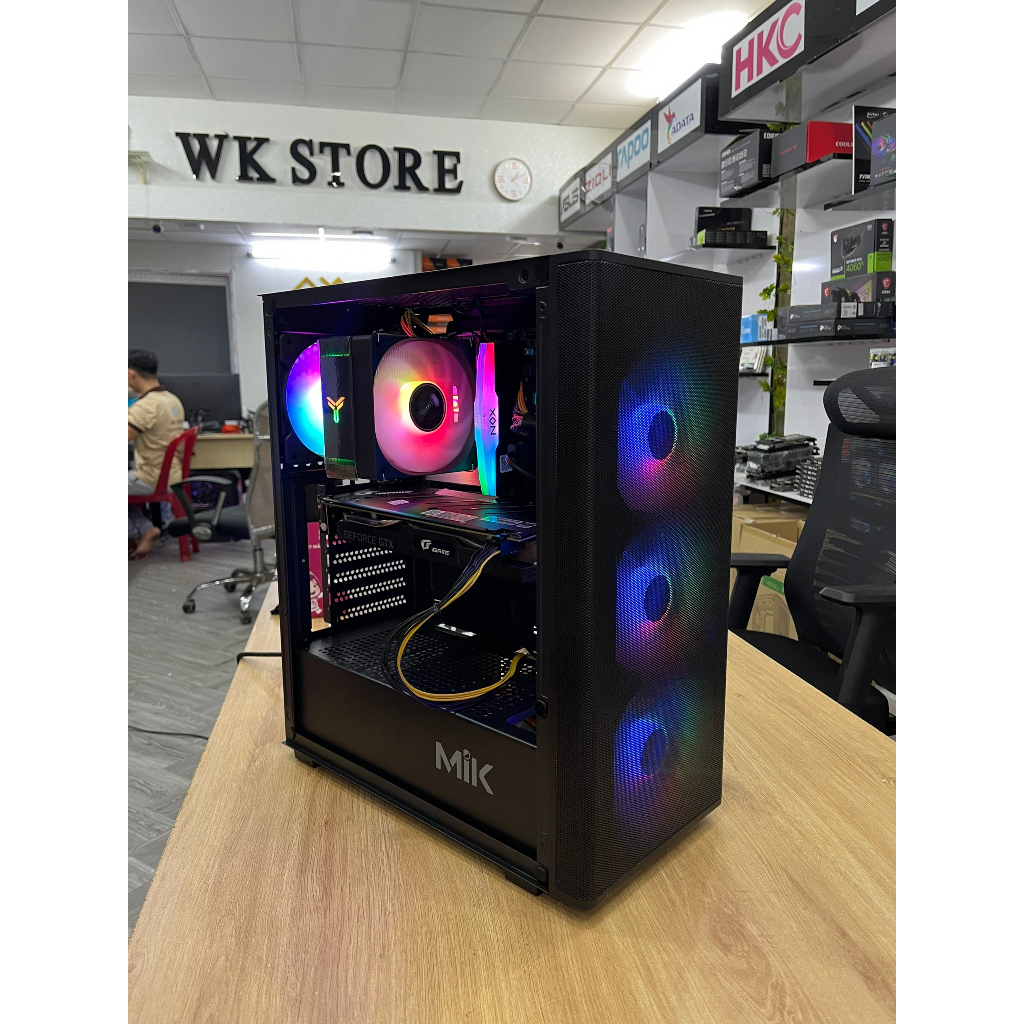 Thùng PC Plus-05 Intel Core I5 10400F, 16GB Ram RGB, VGA 1060/1660S/2060