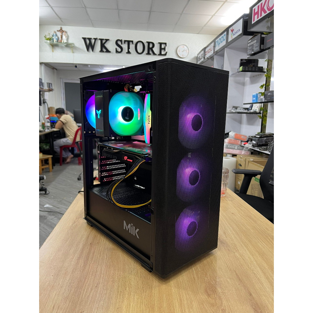 Thùng PC Plus-05 Intel Core I5 10400F, 16GB Ram RGB, VGA 1060/1660S/2060