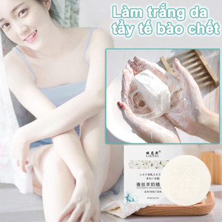  Xà bông sữa dê núi sữa tắm trắng da sữa tắm trắng dùng cho mặt và cơ thể da trắng bóng toàn thân Xà phòng trắng da 