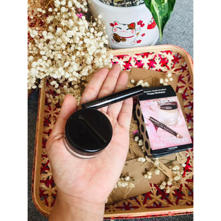 Set phấn phủ và kẻ mắt Laura Mercier (Phấn Phủ Translucent Loose Setting Powder 5g + Caviar Stick Eye Color 1g)