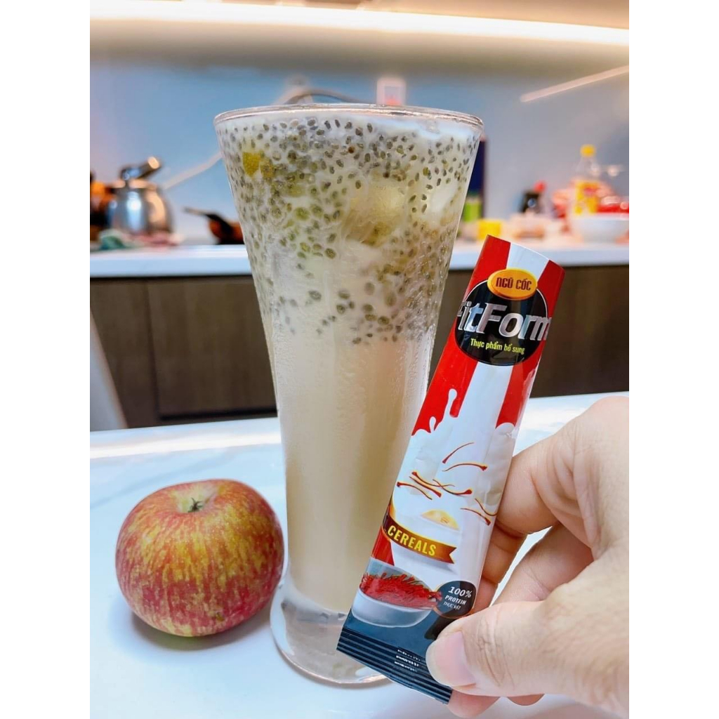 Sữa ngũ cốc giảm cân FiForm_BELIDEVO ngăn hấp thụ chất béo, không mệt mỏi,chán ăn giảm cân hiệu quả an toàn[Hộp 15 gói]