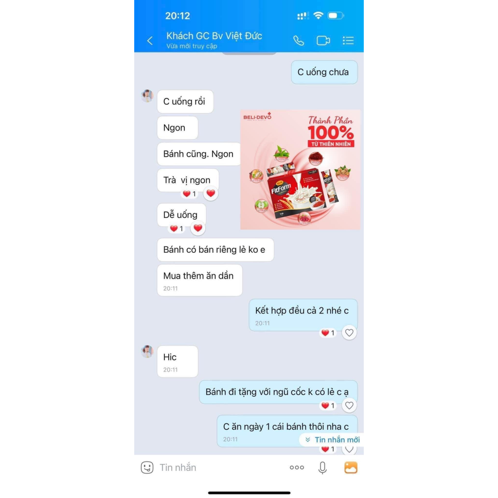 Sữa ngũ cốc giảm cân FiForm_BELIDEVO ngăn hấp thụ chất béo, không mệt mỏi,chán ăn giảm cân hiệu quả an toàn[Hộp 15 gói]