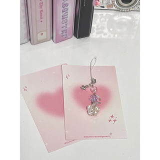 ˚₊‧꒰ა ☆ ໒꒱ ‧₊˚ móc khoá bông hoa xinh xắn