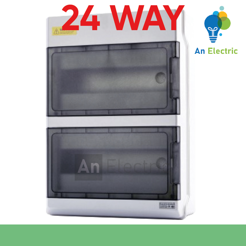 Tủ điện 9 WAY, 12 WAY, 18 WAY, 24 WAY, 36 WAY chống nước IP66 – Tủ điện lắp nổi, Vỏ tủ điện, Tủ điện nhựa