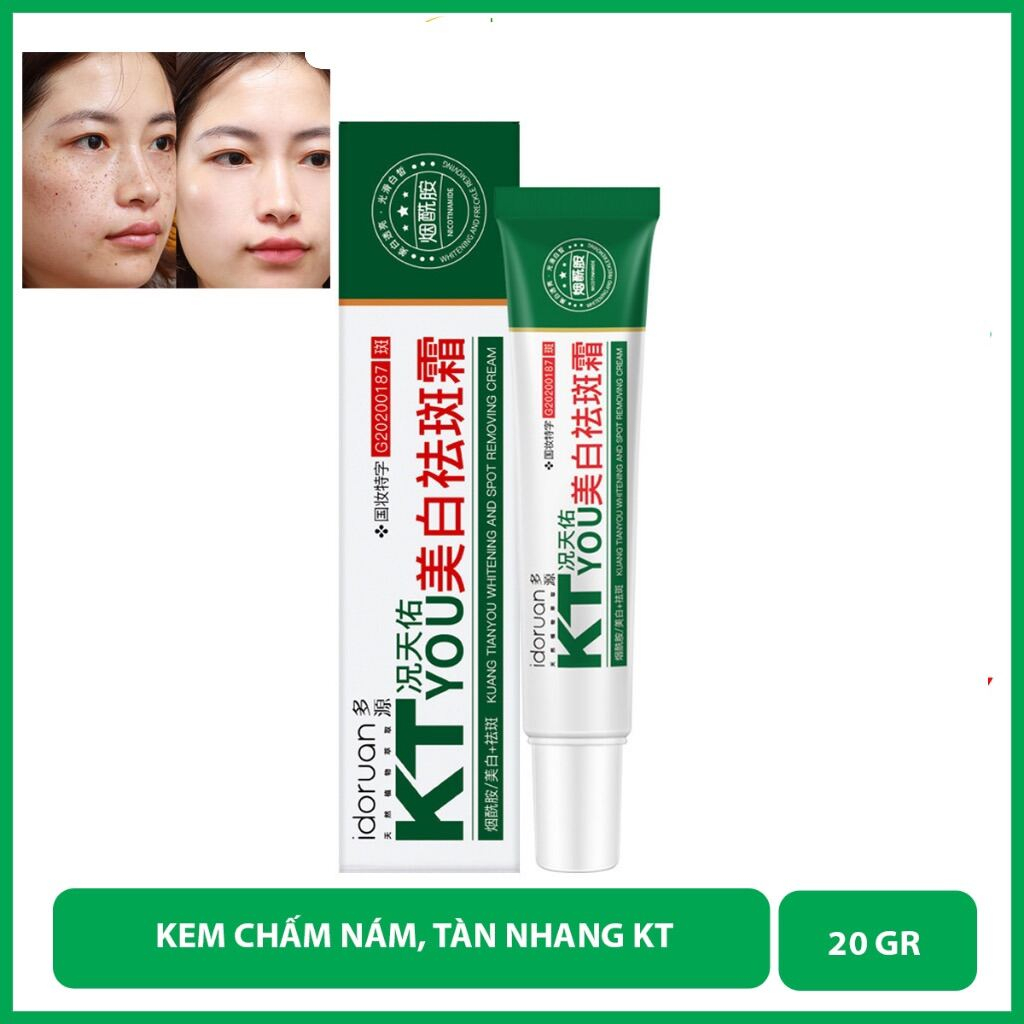 💕💕CHÍNH HÃNG💕💕 Kem Chấm Nám Tàn Nhang Đồi Mồi KT YOU Giúp Da Sáng Mịn 20g