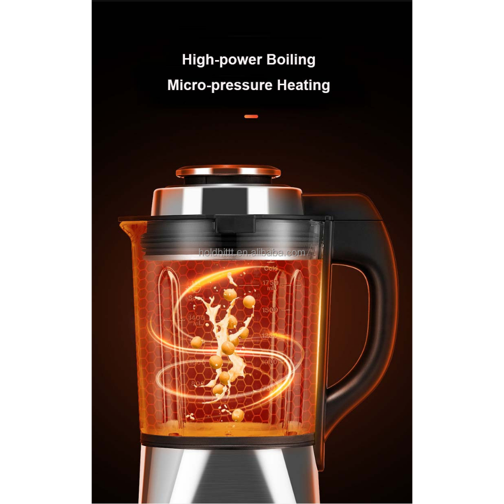 Máy làm sữa hạt 17 chưc năng công suất cao 1750ML 800W, máy say, nấu sữa hạt đa năng