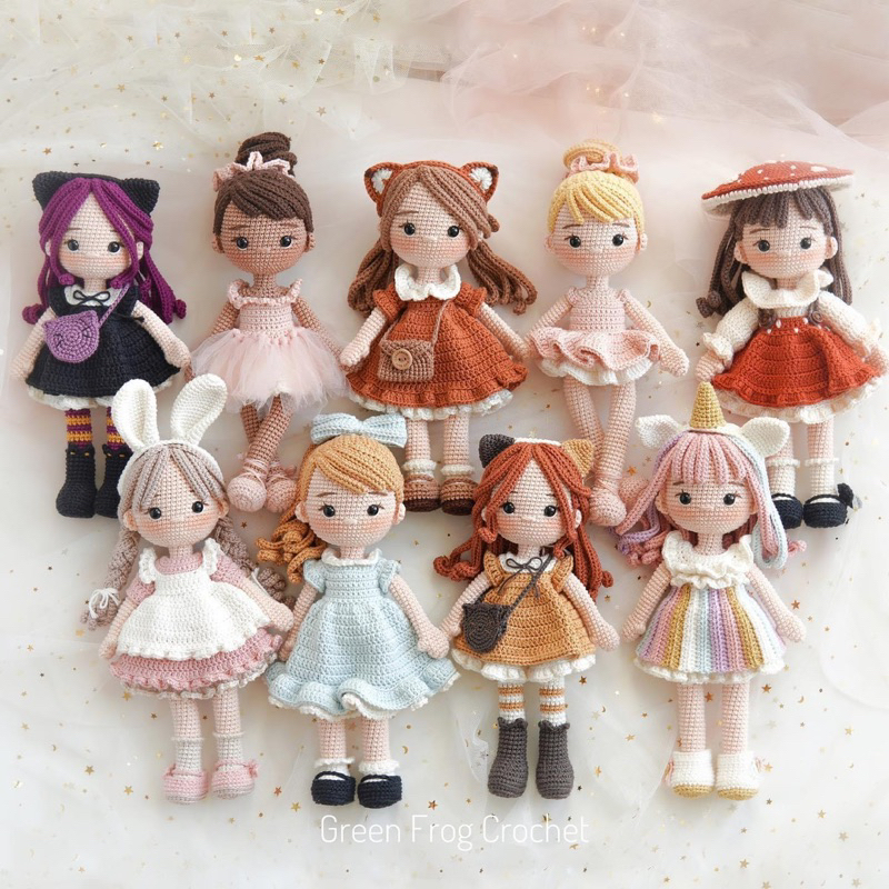 Búp bê len HandMade Nấm Amanita