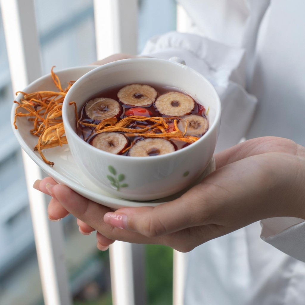 Trà đông trùng giúp ngủ ngon cân bằng đường huyết Bách Hoá Trà