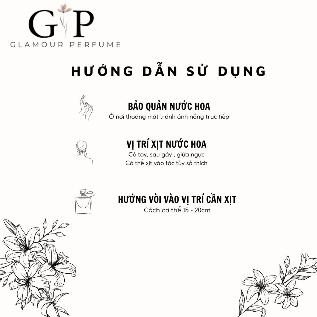 Nước hoa nữ 10ml Glamour Perfume Narciso Rodriguez For Her Tiểu thư, Quyến rũ, Kiêu kỳ