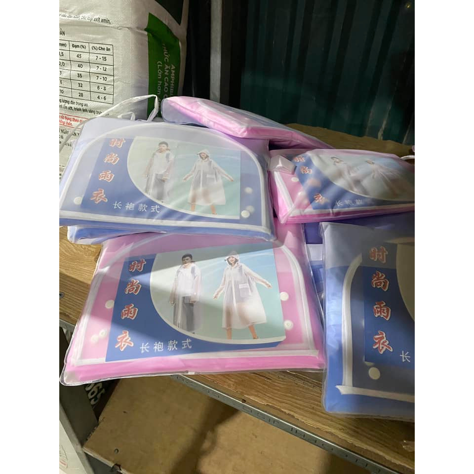 🔥🔥Áo Mưa Trong Suốt Dáng Dài Vành Rộng Có Kính Che Mặt- Có Khóa Kéo Thời Trang Cho Nam Và Nữ