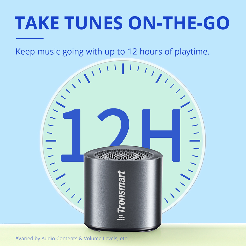 Loa Bluetooth 5.3 Mini Di Động Tronsmart Nimo IPX7 - Đa Sắc 4 Màu - Stereo Pairing 2 Loa - Chính Hãng - BH 12 Tháng