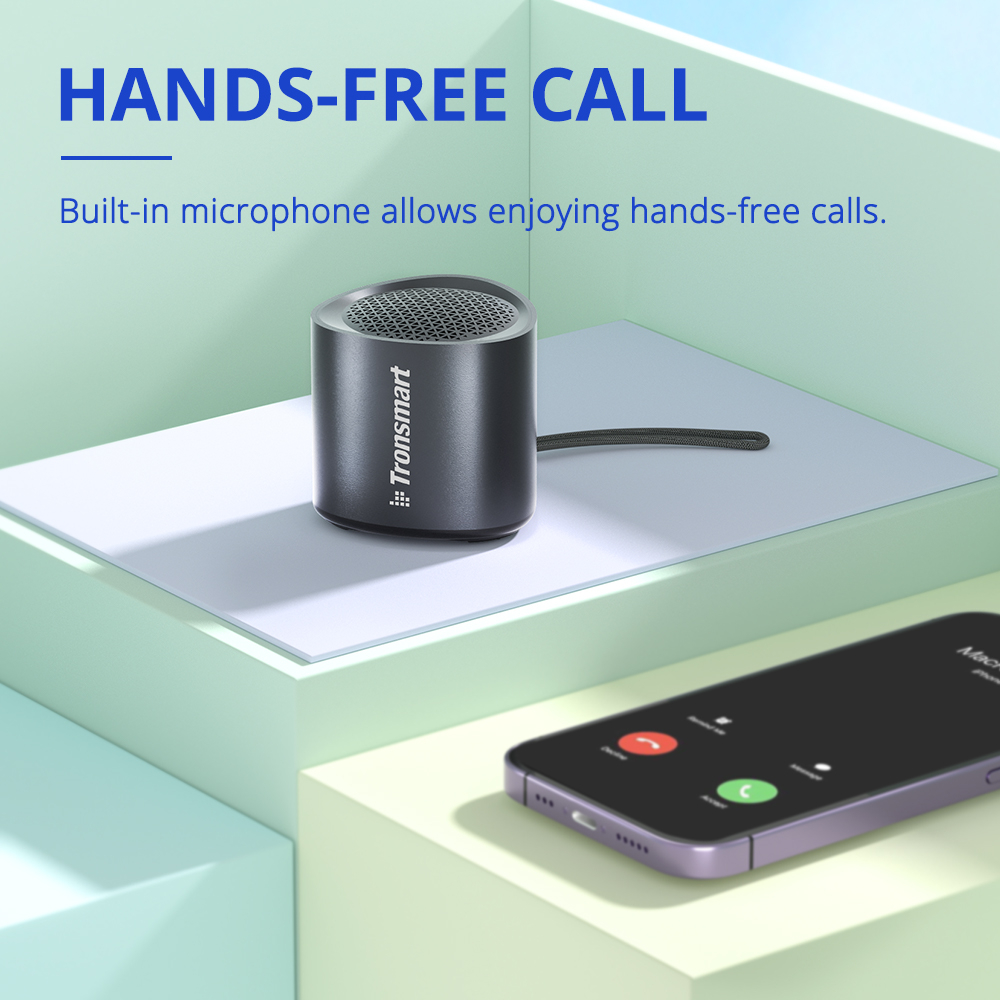 Loa Bluetooth 5.3 Mini Di Động Tronsmart Nimo IPX7 - Đa Sắc 4 Màu - Stereo Pairing 2 Loa - Chính Hãng - BH 12 Tháng