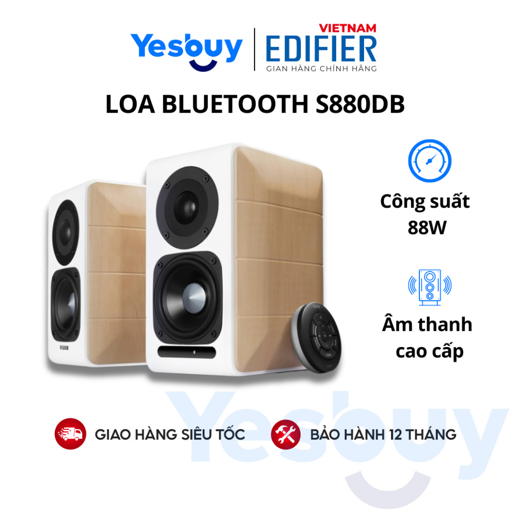 Loa Bluetooth V5.0 EDIFIER S880DB | Hệ thống âm thanh Hi-Fi | Điều khiển từ xa | Bảo Hành 12 Tháng