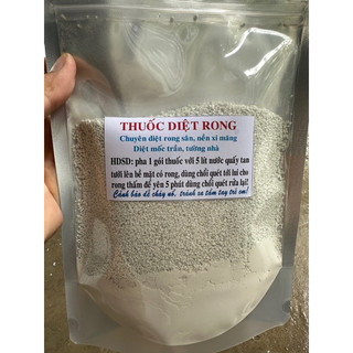 Bột tẩy rong nền xi măng, móc tường nhà gói 500gram