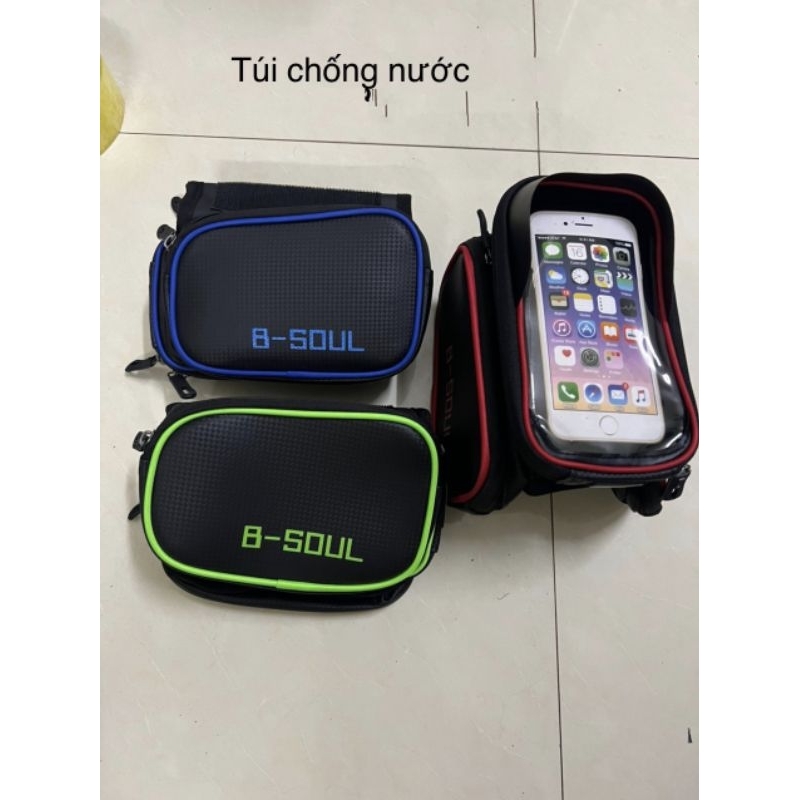 Túi treo sườn xe đạp thể thao, túi treo khung xe đạp