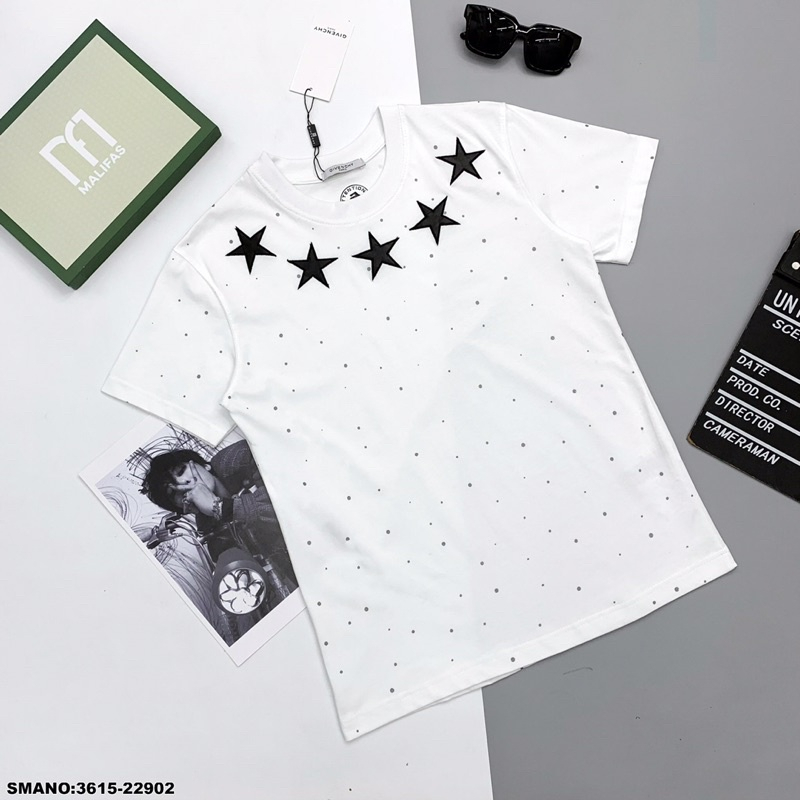 1 Áo Phông Nam Nữ In Hình Ngôi Sao Bo Cổ Siêu Cấp. Áo Thun Nam Nữ Unisex Form Rộng Dành Cho Các Boy Phố Siêu Hot 20233