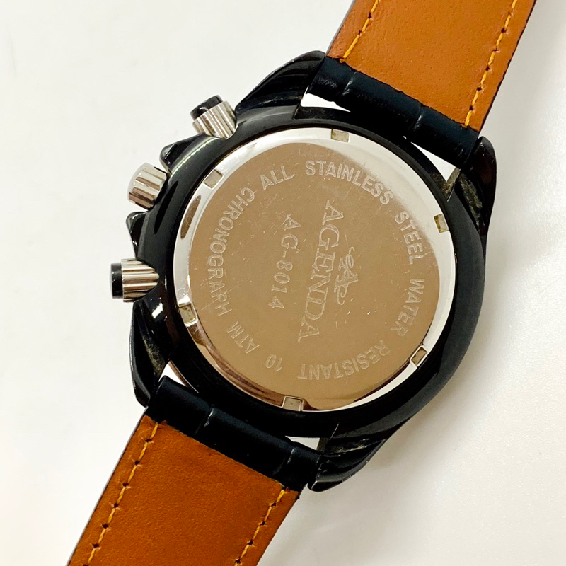 Đồng hồ 6 kim nam hiệu AGENDA chronograph siêu đẹp - Nhật Bản