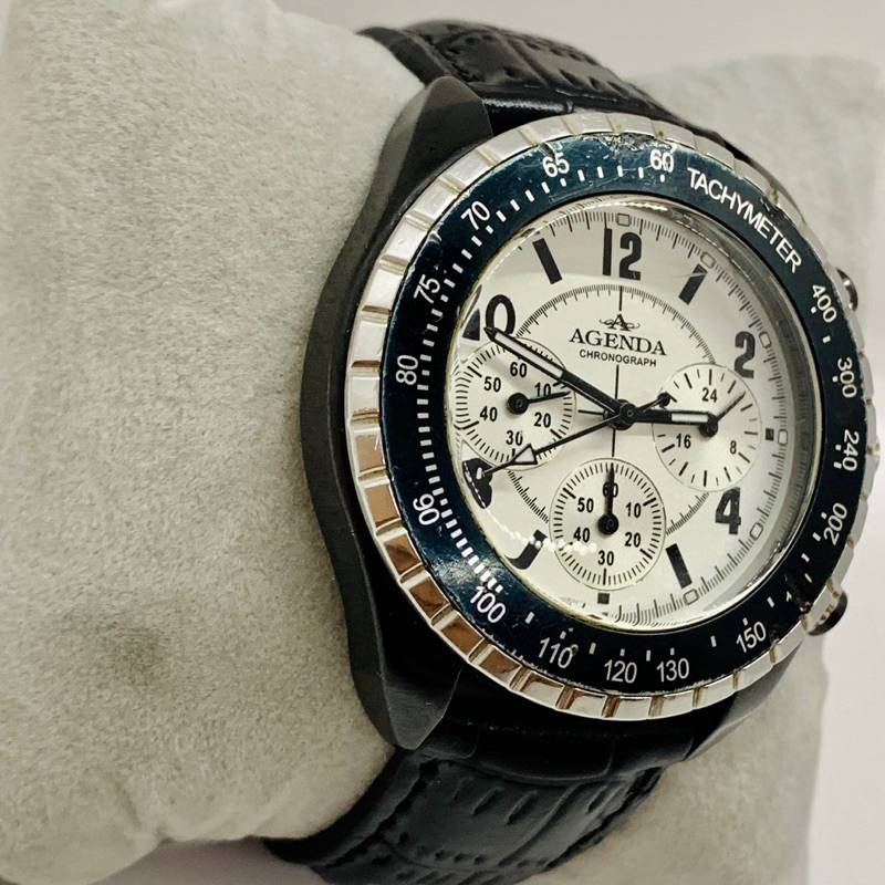 Đồng hồ 6 kim nam hiệu AGENDA chronograph siêu đẹp - Nhật Bản