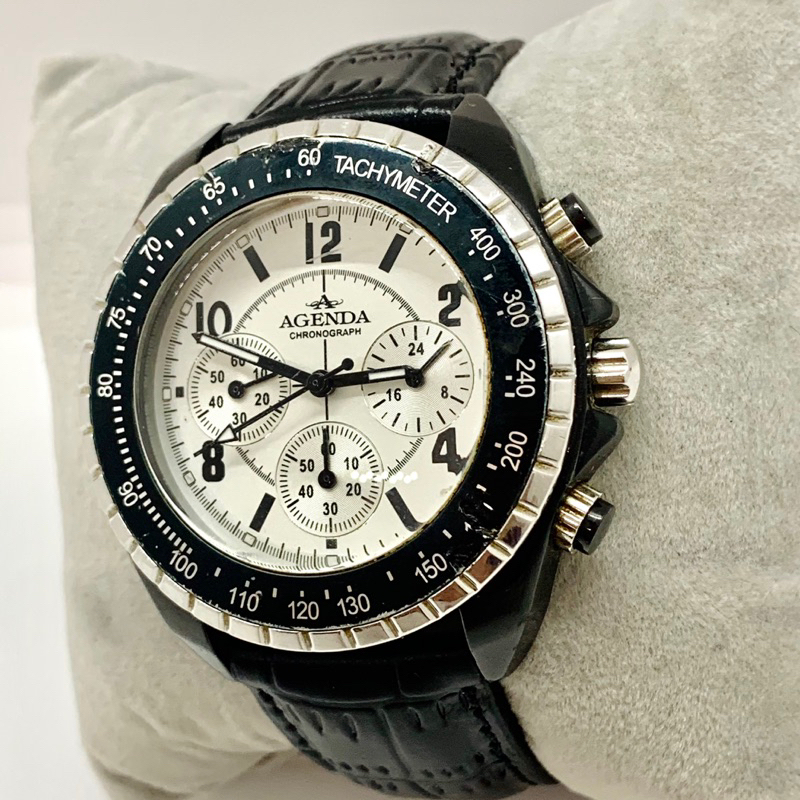 Đồng hồ 6 kim nam hiệu AGENDA chronograph siêu đẹp - Nhật Bản