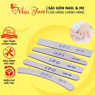 Dũa móng giả - Dũa dày OPI - Dũa móng nail chuyên dụng - Chỉ số 100/180 giá rẻ