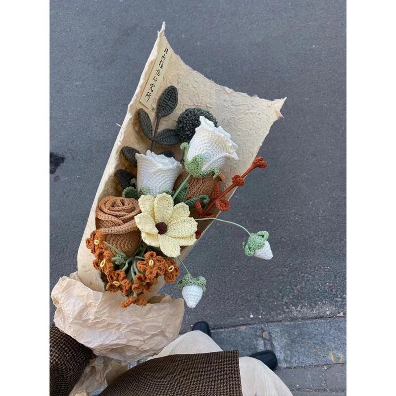 🌷 Bó hoa len HandMade sang chảnh xinh xẻo cho các nàng. Tán nàng bao đỗ ạ😊❤️