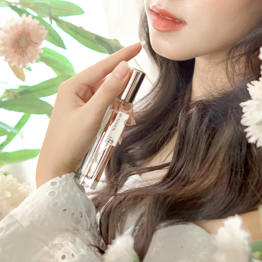 Nước hoa nữ mini SCENTLAB No.29 hương phấn nhẹ nhàng thơm lâu lưu hương 8h - xịt 10ml