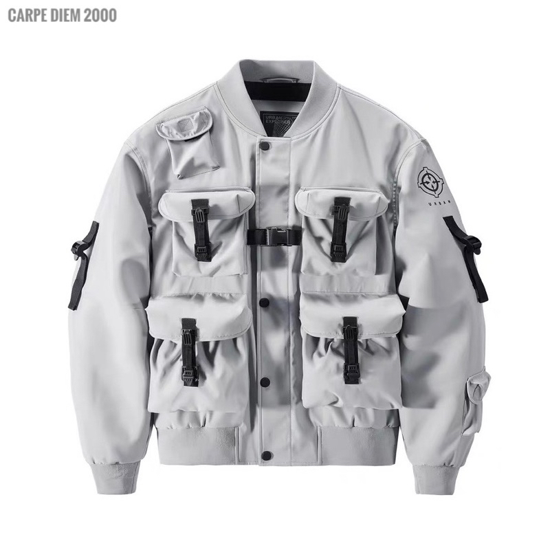 Explorer Bomber Jacket - Áo khoác bomber nhiều túi Urban Explorer cao cấp streetwear trend