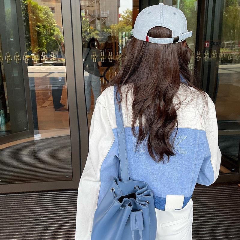 Áo khoác Jean croptop phong cách Hàn Quốc hot trend hàng có sẵn