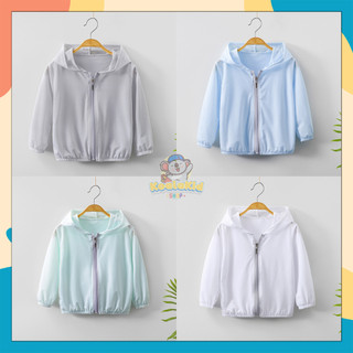Áo chống nắng cotton mỏng thoáng mát cho bé Áo khoác nắng chất đẹp cho trẻ em từ 1-8 tuổi
