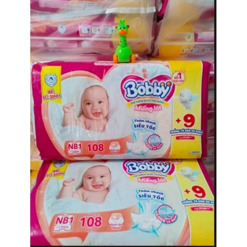 MIẾNG LÓT BOBBY NB1 64/108 CỘNG MIẾNG .
