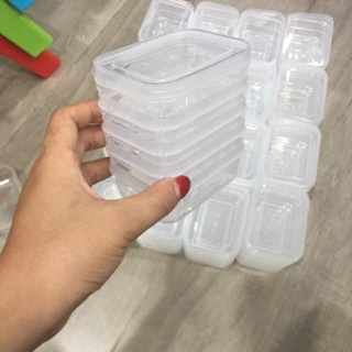 Hộp nhựa trữ đông đồ ăn dặm 160ml/300ml/500ml -Hộp đựng thức ăn Việt Nhật (MS:6685-1/6685-2/6685-3)