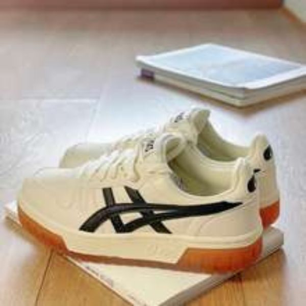 Giày Asics Court MZ đế nâu, Cream Black Gum Nam Nữ Bản Cao Cấp, Giày  asics Đế Cao Su Nguyên Khối Đủ Size 36-44