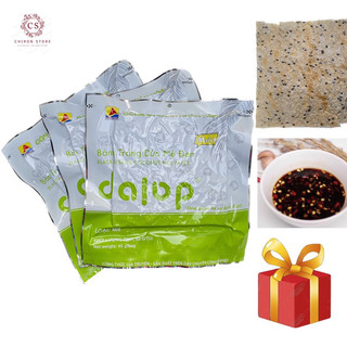 Bánh tráng dừa mè đen dalop bình định